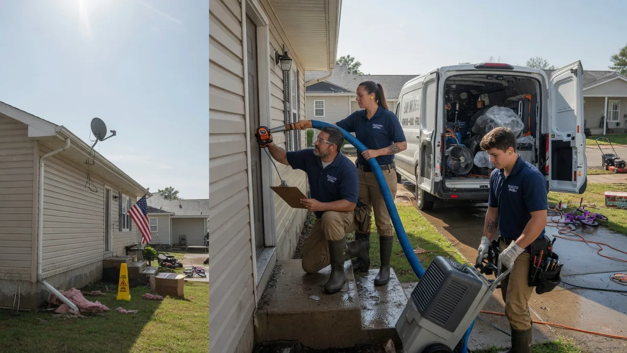 Ceiling Water Damage Restoration in Saint Augustine, IL near me